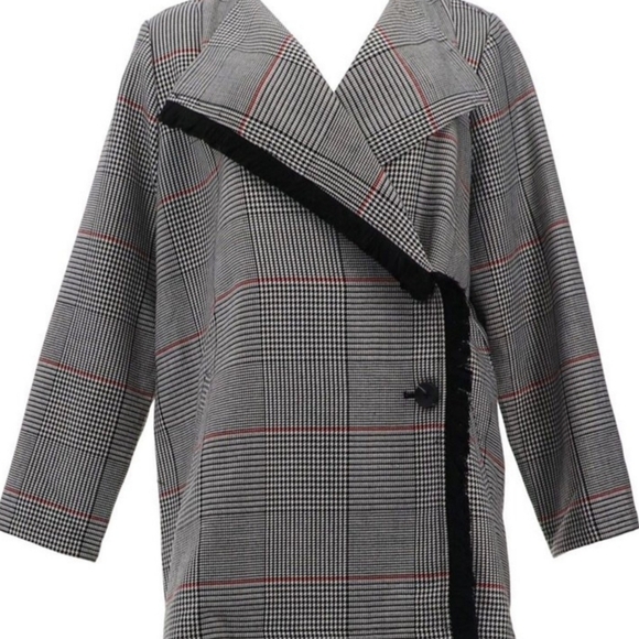 Laurie Felt Jackets & Blazers - #62 Blazer Laurie Felt Zoe Plaid Wrap Coat NWT